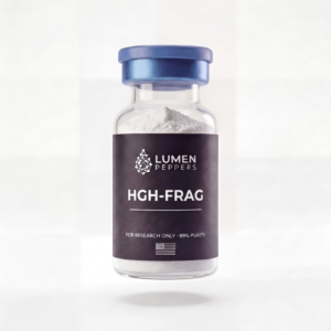 HGH Fragment 176-191 10mg peptide vial — research-grade lipolytic peptide