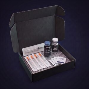 GLP2-T Kit: vial, BAC water, syringes and alcohol pads in one box